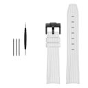 Rubberen band 20 mm voor horloges Rolex Omega MoonSwatch Constellation Waterdichte sportieve rubberen band met zwarte gesp en montagetools 2