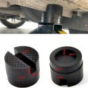 Rubberen onderlegger voor autokrik 50 mm diameter x 33 mm hoogte Universele zwarte framebeschermer voor krikken 6