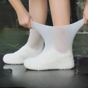 Rubberen regenlaarshoezen, herbruikbare waterdichte hoezen, antislip schoenhoezen, schoenbescherming tegen vocht en modder. 2