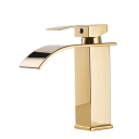 Rubinetto a cascata in acciaio inossidabile 24 x 16,5 cm Rubinetto basso per acqua calda e fredda Rubinetto moderno per bagno e toilette 6