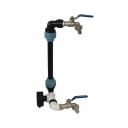 Rubinetto da giardino con riduzione per serbatoio IBC S60*6 2