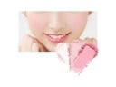 Rubor tricolor para resaltar las mejillas Diseño en relieve de rombos y marco dorado Estuche redondo con tapa transparente 3