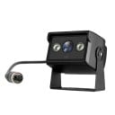 Rückfahrkamera für Lkw und Lieferwagen mit 4-Pin- oder RCA-Stecker Wasserdichtigkeit IP68 Auflösung 480 TVL Stromversorgung 12 bis 40 V 5