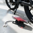 Rücklicht LED für E-Bikes mit Blinker 36 V 48 V und 60 V Brems- und Positionslicht 145 x 70 x 30 mm Kunststoff ABS mit Halterung für das Nummernschild 6