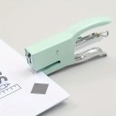Ručná zošívačka kovová kompaktná 11 x 5,5 cm kovová mechanická pre kancelárske zošívanie dokumentov a papierov 5