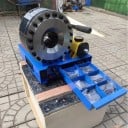 Ruční hydraulický lis na hadice 35 MPa se 7 matricemi 10 až 31 mm pro hydraulické hadice do 1 palce R2 rozměry 33 x 40 x 27 cm modrý 3