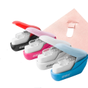 Ruční sešívačka kompaktní mechanismus 50 x 50 mm ABS mini sešívač dokumentů a papíru pro kancelář i domácnost 5