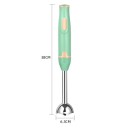 Ruční tyčový mixér 400 W 38 × 6,3 cm elektrický nerezový ponorný mixér pro smoothie, polévky, omáčky a pyré 4