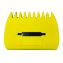 Ruční zahradní hrábě pro úklid listí a nečistot 33×24,8 cm plastová široká pracovní plocha pro trávník zahradu a záhony 1