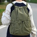 Rucsac cu șnur 45 x 34 x 18 cm Sac din poliester rezistent la apă cu bretele ajustabile Pentru școală și sport 2