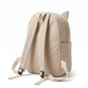 Rucsac damă cu pisici 38 x 28 x 11 cm cu urechi și fața pisicii brodată, cu buzunar interior pentru laptop și buzunar mare frontal cu fermoar 3