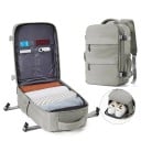 Rucsac de voiaj 40 x 20 x 25 cm Bagaj de mana pentru avion Rucsac practic cu buzunar pentru pantofi Compartimente interne Rucsac usor 4