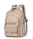 Rucsac impermeabil cu mai multe straturi 44 × 13 × 29 cm Rucsac stilat cu capacitate mare și multe buzunare cu fermoar Buzunare laterale 8