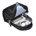 Rucsac impermeabil cu mai multe straturi 44 × 13 × 29 cm Rucsac stilat cu capacitate mare și multe buzunare cu fermoar Buzunare laterale pentru băuturi Călătorie muncă școală 1