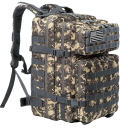 Rucsac militar tactic Rucsac de camping Rucsac de mare capacitate Rucsac de drumeție cu buzunare multiple 45L 50x30cm Model de camuflaj 1