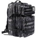 Rucsac militar tactic Rucsac de camping Rucsac de mare capacitate Rucsac de drumeție cu buzunare multiple 45L 50x30cm Model de camuflaj 3