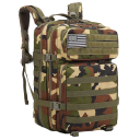 Rucsac militar tactic Rucsac de camping Rucsac de mare capacitate Rucsac de drumeție cu buzunare multiple 45L 50x30cm Model de camuflaj 4