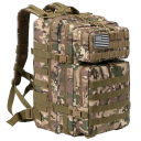 Rucsac militar tactic Rucsac de camping Rucsac de mare capacitate Rucsac de drumeție cu buzunare multiple 45L 50x30cm Model de camuflaj 5