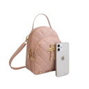 Rucsac mini pentru femei 15 × 7 × 18 cm Rucsac de modă din piele sintetică impermeabil Accesoriu ușor cu flamingo aurii 2