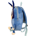 Rucsac pentru copii în formă de câine albastru Bluey 29 x 31 x 8 cm Rucsac pentru copii cu urechi Bretele confortabile Închidere cu fermoar Cadou 2