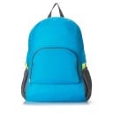 Rucsac pliabil din nylon pentru călătorii Se pliază într-un pachet mic Buzunar frontal cu fermoar și două buzunare laterale din plasă 1