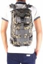 Rucsac tactic 25 l cu curele MOLLE Patru compartimente cu fermoar Spate ventilat căptușit Curea pentru piept și curea lombară Oxford 43 x 26 x 23 cm 13