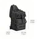 Rucsac tactic pentru încheietura mâinii, 32 × 20 × 16 cm, impermeabil, pentru piept, pentru drumeții și camping, rucsac militar în aer liber 4