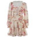 Ruffle Dress with Flowers 3
