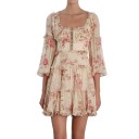 Ruffle Dress with Flowers 4