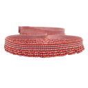 Ruffled Check Ribbon 1.6 cm Length 91 cm Nylon Decorative Ribbon with Ruffle Decorative Fabric Tape for Sewing Decorations and Crafting 2