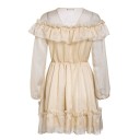 Ruffled Dress with Long Sleeves 3