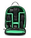 Rugzak voor DSLR-camera en lenzen met verstelbare gepolsterde tussenschotten Statiefbevestiging Waterdicht Polyester 25 x 33 x 15 cm 4