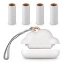 Rullo da viaggio Mini a forma di nuvola con fogli adesivi ricaricabili 10 x 6,4 cm con copertura e cinturino per abbigliamento 3