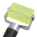 Rullo in gomma per carta da parati 17 × 5 × 3,7 cm rullo pressore con manico per lisciare superfici e applicare materiali 2
