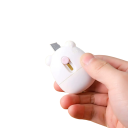 Rullo timbro per coprire il testo 4,7 x 5,6 cm con lama estraibile Motivo carino animali Protezione dei dati Strumento da ufficio 2