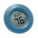 Rund digital termometer och hygrometer 45 mm för terrarier och akvarier utan vatten med LCD-display och batteri för övervakning av temperatur 3