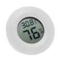 Rund digital termometer och hygrometer 45 mm för terrarier och akvarier utan vatten med LCD-display och batteri för övervakning av temperatur 2