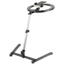 Rund LED-lampe 26 cm med stativ 1