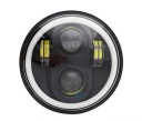 Rund motorcykelforlygte 1