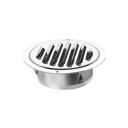 Rund ventilationsgitter 180 mm 178x230x63 mm Rustfrit stål 201 Insektbeskyttelse Udendørs og indendørs brug Luftafledning og cirkulation 6