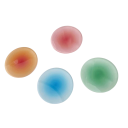 Runder rutschfester Untersetzer 9,8 x 9,8 x 0,5 cm Schutzunterlage für Tasse Glas und Becher auf dem Tisch 4