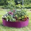 Rundes Blumenbeet aus Vliesstoff 4