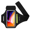 Running Armband for Phones with Triple Velcro, Touch Film and Pocket for Keys and Cards 1