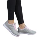 Running Shoes for Women and Men Breathable Mesh Trainers Limiting Sweating Low Cut with Lacing Rubber Sole Heel Loop 9
