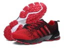 Running Shoes for Women and Men Comfortable Trainers with Breathable Knitted Upper Sturdy Heel Contoured Sole Material Rubber, Synthetic 9