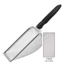 Ruostumaton verkkoalusta 27,5 x 10 x 5 cm matelijoille terraarion puhdistamiseen, silmäkoko 2,8 x 2,8 mm 6