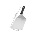 Ruostumattomasta teräksestä valmistettu grillinkääntäjä muovikahvalla 32 x 13 cm Liha- ja hampurilaiskääntäjä Grillauslasta Teräksestä valmistetut 2