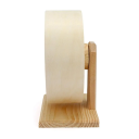 Ruota da corsa in legno per criceti 20 cm Ruota silenziosa con base in sughero 20 x 12 x 24 cm Accessorio sicuro per roditori 3