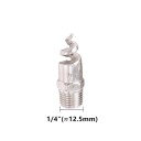 Rustfri spiraldyse 1/4" 12,5 mm 316L med udvendig gevind mod tilstopning fin spray til vanding 2