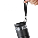 Rustfri teflaske med infuser 500 ml vakuumtermos 22 x 6,8 cm isoleret rejseflaske til løse teer med hank 3